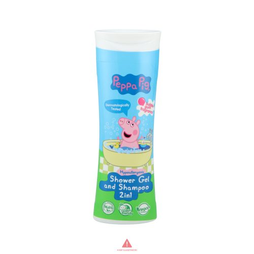 Peppa Malac tusfürdő és sampon 2in1 300 ml - Bubble Gum