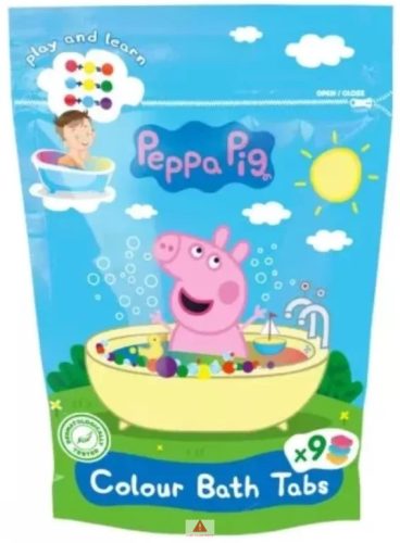 Peppa Malac vízszínező tabletta 9 db-os