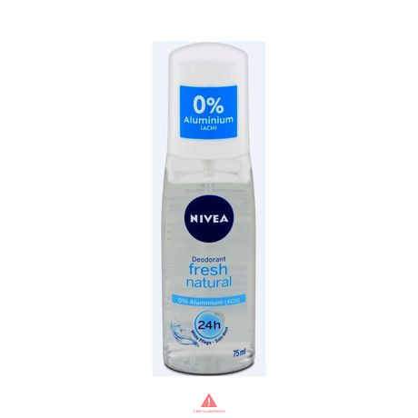 Nivea Natural Spray 75ml Pumpás Fresh Natural 0% Aluminium