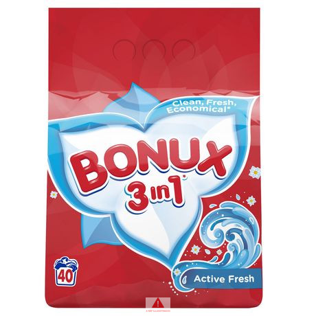 Bonux mosópor 3kg Ice Fresh (40mosás) For Whites