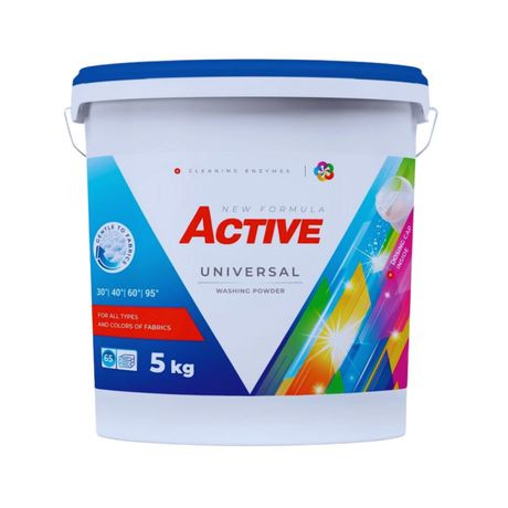 Active Mosópor 5kg (65mosás) Universal (Vödrös)