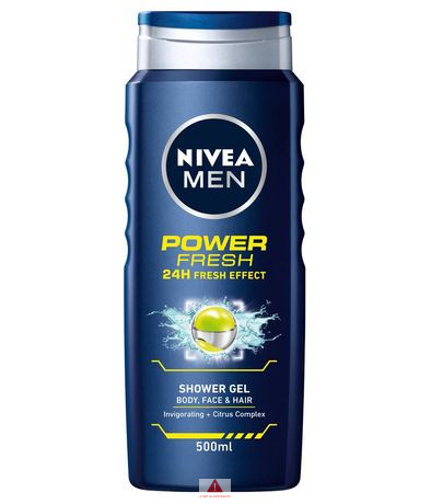 Nivea Men tusfürdő 500ml Power Fresh 24H Fresh Effect