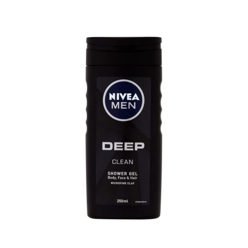 Nivea tusfürdő és sampon 250ml For Men Deep Clean