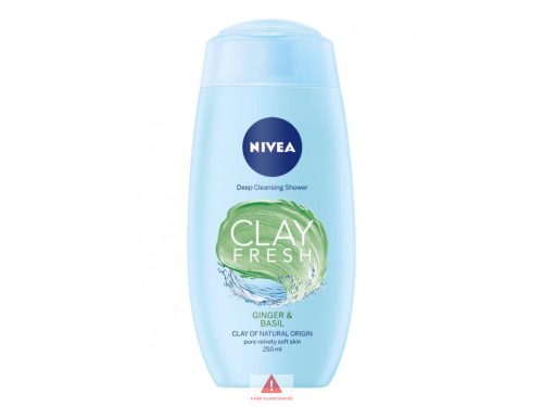 Nivea tusfürdő 500ml Clay Fresh Ginger & Basil