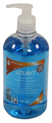 AZURIT fertőtlenítő foly. szappan (baktericid (MRSA), fungicid, szelektív virucid)  500ml pumpás