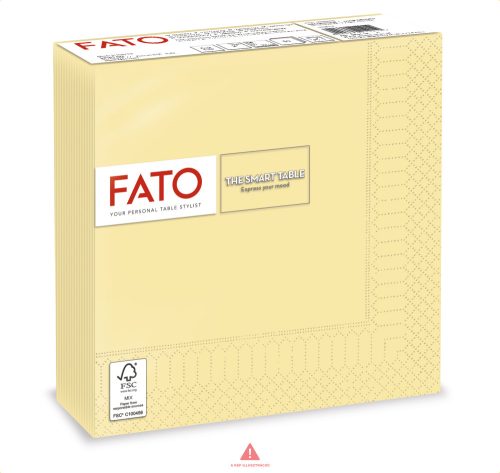 FATO SMART TABLE szalvéta pezsgő 33x33 2rtg 50lap  82621100